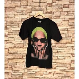 Dennis Rodman 90's Nba T shirt Size Small DND Distressed vintage